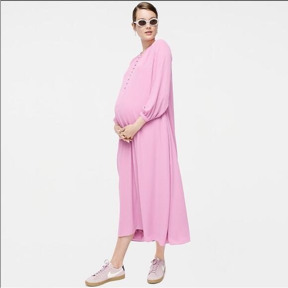 HATCH X J.Crew Caftan Dress Maternity Pink Size XS Small - Picture 1 of 9